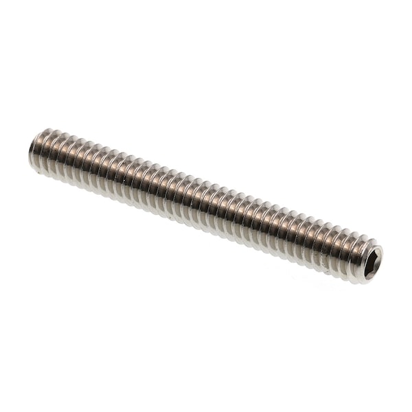 Socket Set Screw 1/4in-20 X 2in Grade 18-8 Stainless Steel 10PK